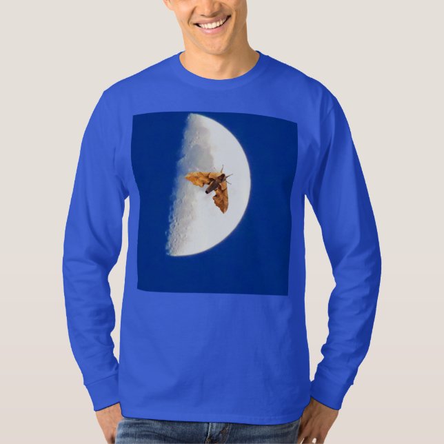 T-shirt Lua grande de meia lua (Frente)