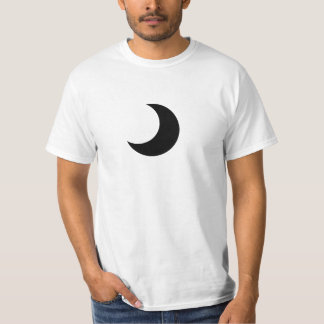 T-shirt lua preta