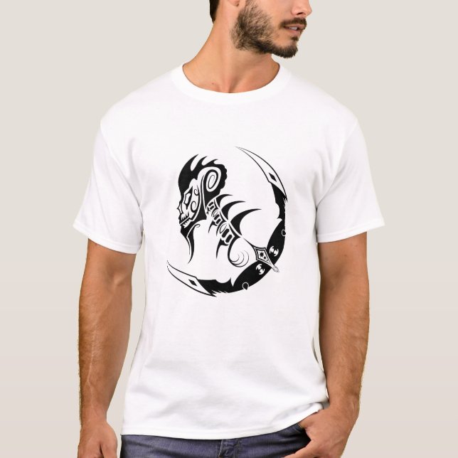 T-shirt Lua sinistra (Frente)