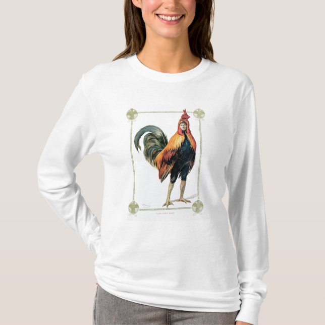 T-shirt Lucien Guitry 'em Chantecler (Frente)