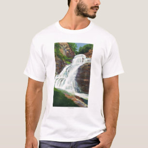 T-shirt Lucifer cai vista em Robert H. Treman Estado