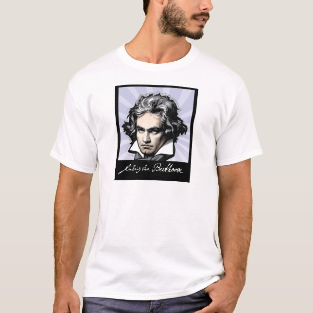 T-shirt Ludwig van Beethoven (Frente)