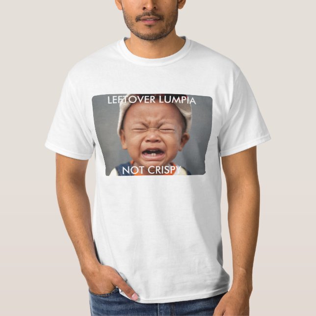 T-shirt Lumpia pobre do miúdo nao friável (Frente)