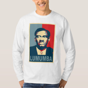 T-shirt Lumumba para o presidente
