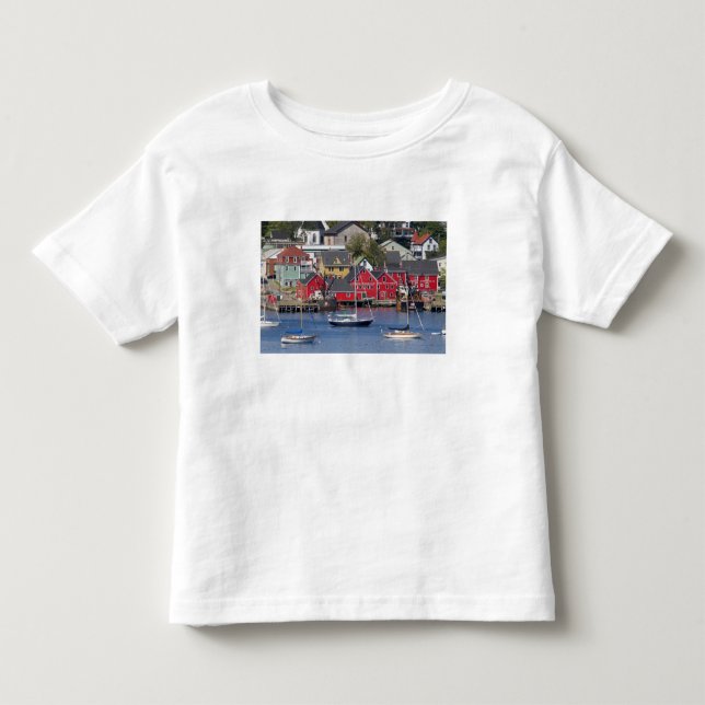 T-shirt Lunenberg, Nova Escócia, Canadá. 3 (Frente)