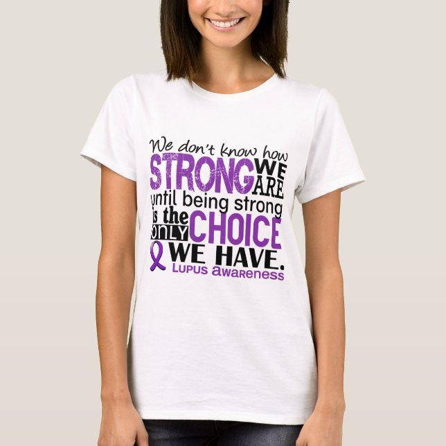 T-shirt Lúpus como forte nós somos (Frente)