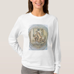 T-shirt Luta de Theseus com o Minotaur