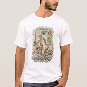 T-shirt Luta de Theseus com o Minotaur