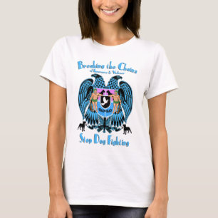 T-shirt Luta do cão de parada, cão americano de Terrier
