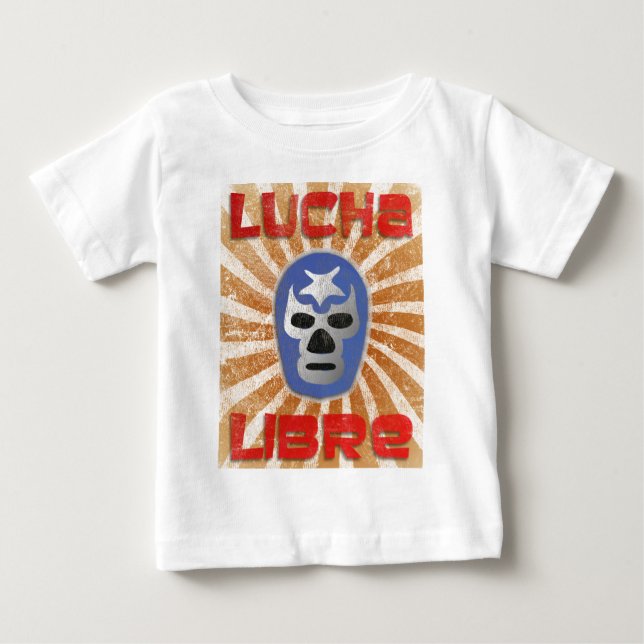 T-shirt Luta do mexicano de Lucha Libre (Frente)