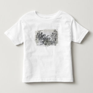 T-shirt Luta entre o espanhol e os astecas