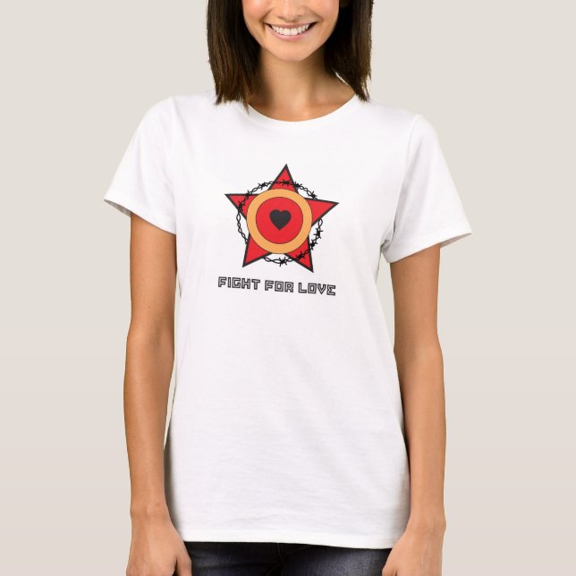 T-SHIRT LUTA PARA O AMOR (Frente)