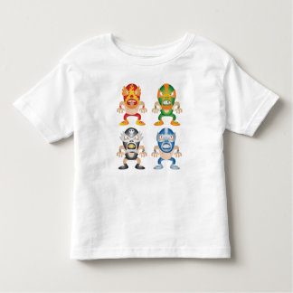 T-shirt Lutadores do mexicano dos desenhos animados