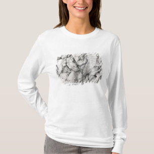 T-shirt Lute entre os guerreiros e um dragão, c.1450