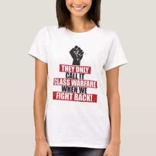 T-shirt Lute para trás