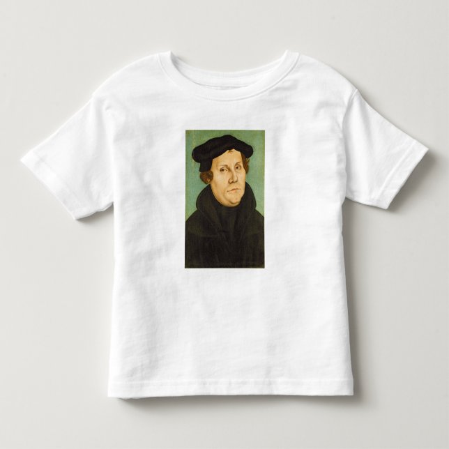 T-shirt Luther como o professor, 1529 (Frente)