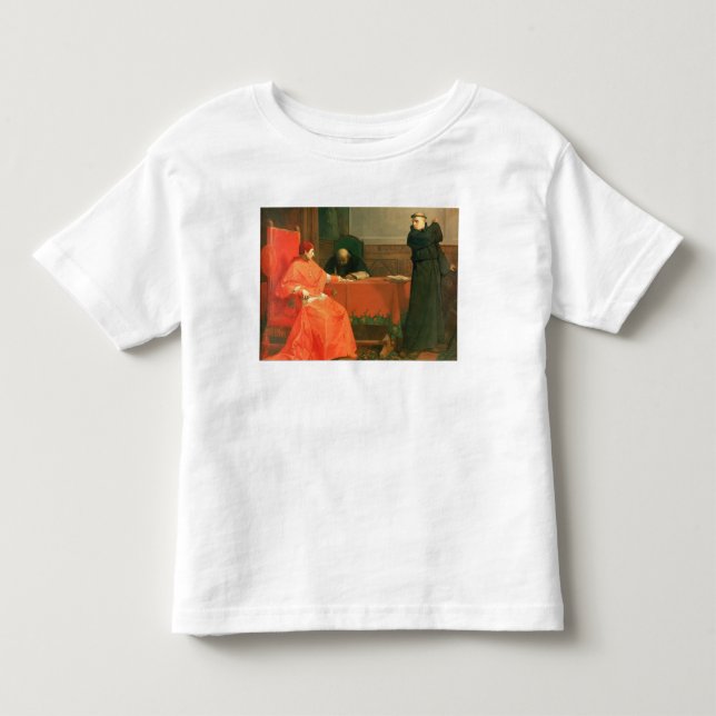 T-shirt Luther na frente de Cajetan cardinal (Frente)