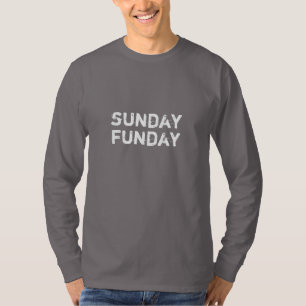 T-shirt Luva longa do grupo de domingo Funday