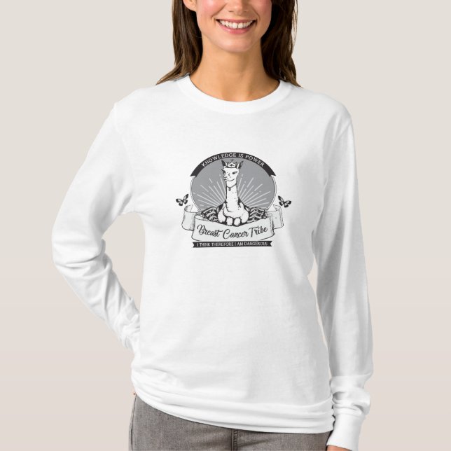T-shirt Luva longa T da PÁGINA; cores múltiplas (Frente)