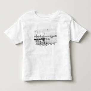 T-shirt Luxor Egito, Feluças no Nilo