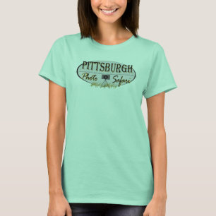 T-shirt luz-colorido safari da foto de Pittsburgh