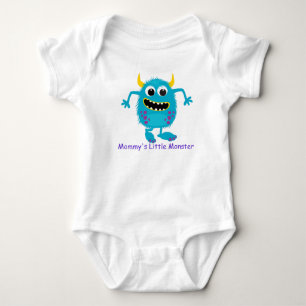 T-shirt Luz - Creeper infantil do monstro azul (camisa do