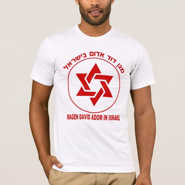 T-shirt Luz de Magen David Adom (Frente)