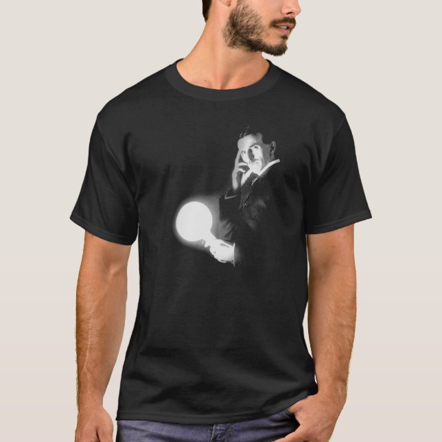 T-shirt Luz de Tesla (Frente)
