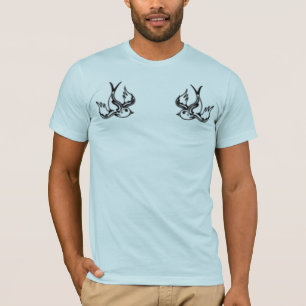 T-shirt Luz dobro do pardal - os homens azuis couberam o