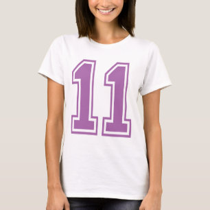 T-SHIRT LUZ - NÚMERO ROXO 11