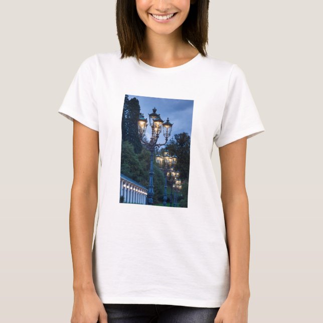 T-shirt Luzes de rua à noite, Alemanha (Frente)