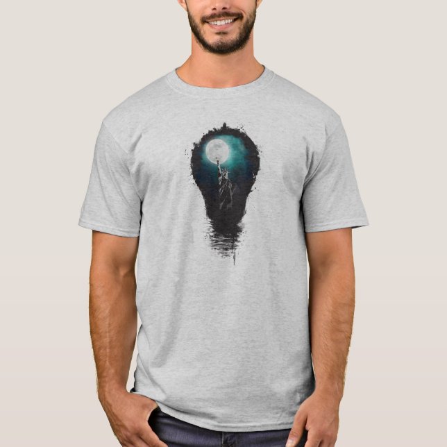 T-shirt Luzes grandes da cidade (Frente)