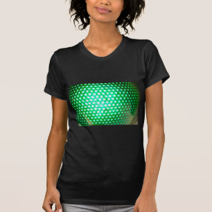 T-shirt Luzes verdes-LED1948 Várias luzes LED verdes
