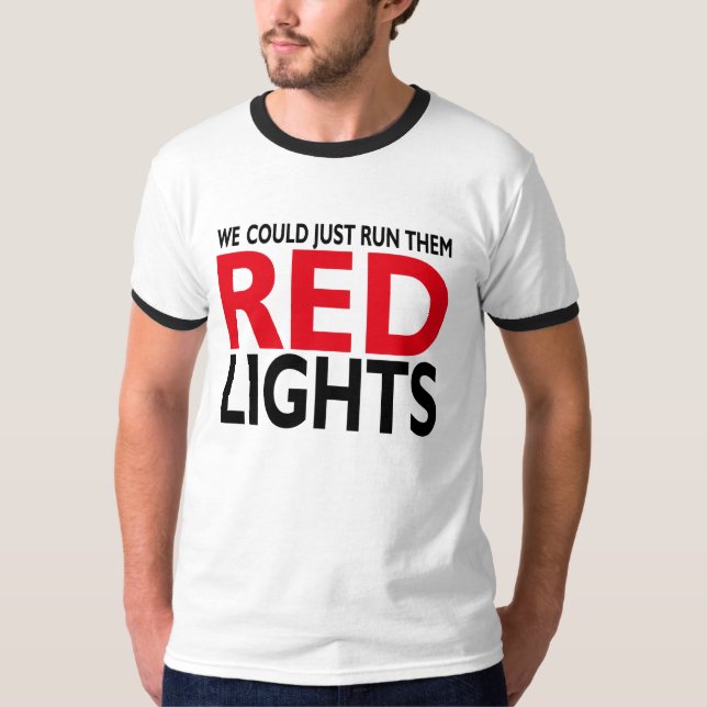 T-shirt Luzes vermelhas (Frente)