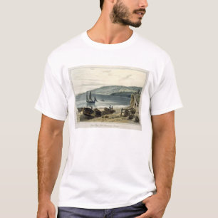 T-shirt Lyme Regis, de Charmouth, Dorset, 'de uma viagem