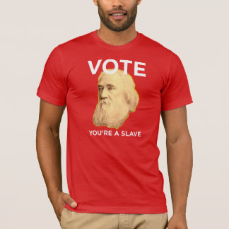 T-shirt Lysander Spooner nenhum mestrado nenhuns escravos