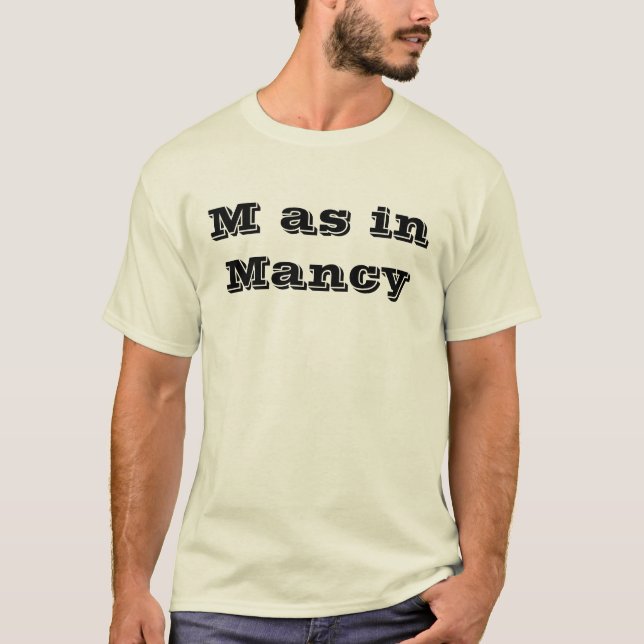 T-shirt M como em Mancy (Frente)