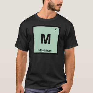 T-shirt M - Meleagro Símbolo da Tabela Periódica Química G