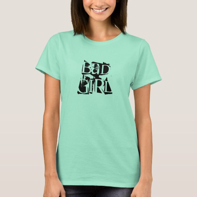 T-shirt "Má Menina", Tee das Mulheres (Frente)