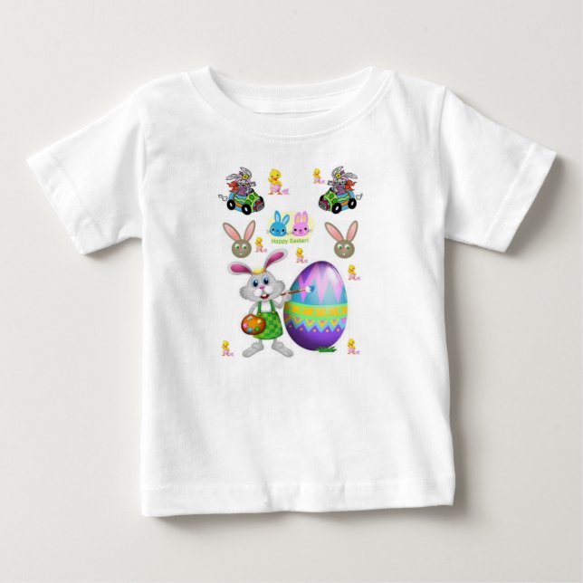 T-shirt Macacãozinho para Bebês (Frente)
