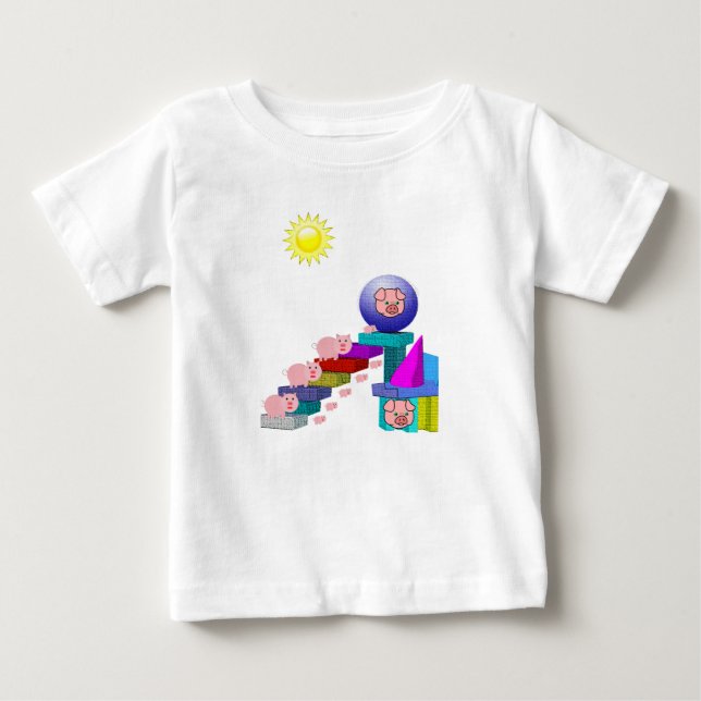 T-shirt Macacãozinho para Bebês (Frente)