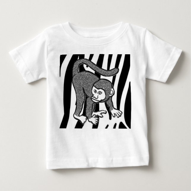 T-shirt Macacãozinho para Bebês (Frente)