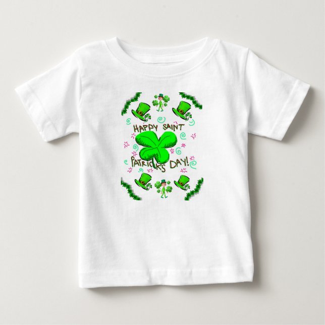 T-shirt Macacãozinho para Bebês (Frente)