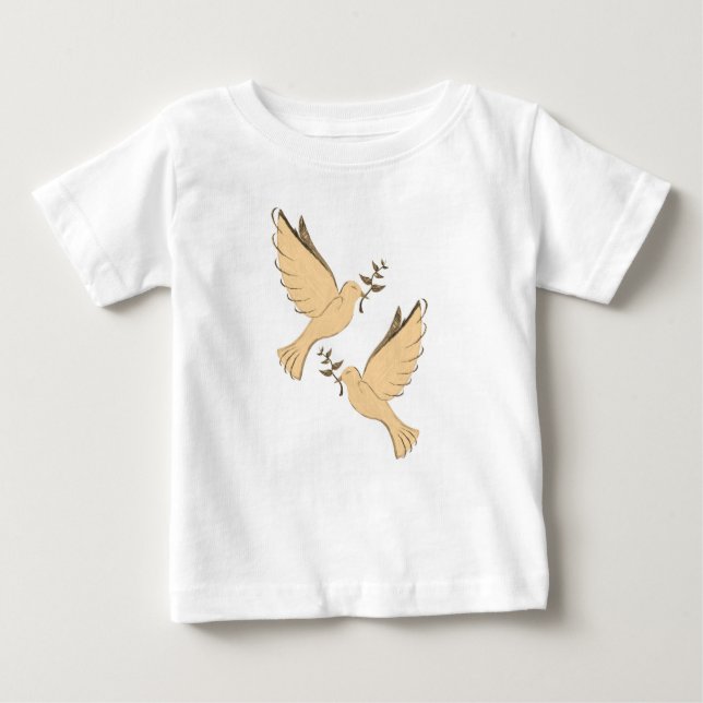 T-shirt Macacãozinho para Bebês (Frente)