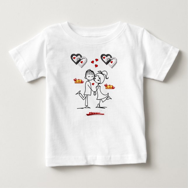T-shirt Macacãozinho para Bebês (Frente)