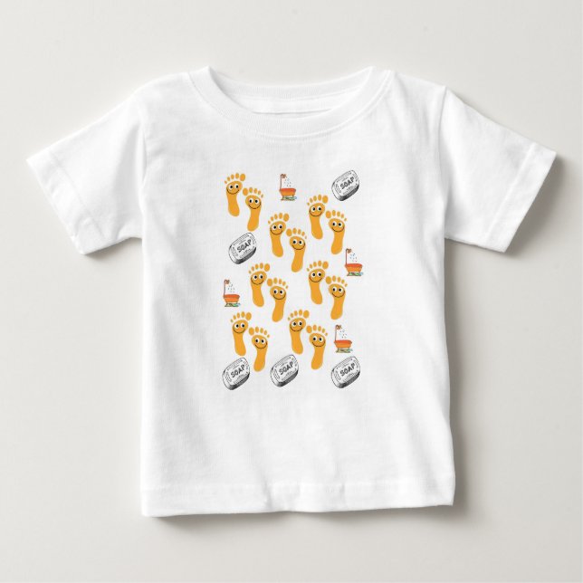 T-shirt Macacãozinho para Bebês (Frente)