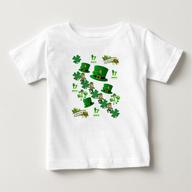 T-shirt Macacãozinho para Bebês (Frente)