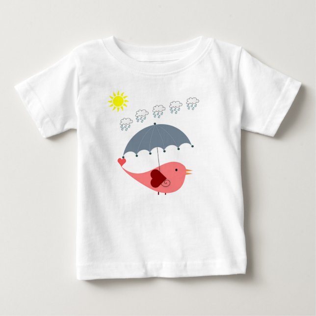 T-shirt Macacãozinho para Bebês (Frente)
