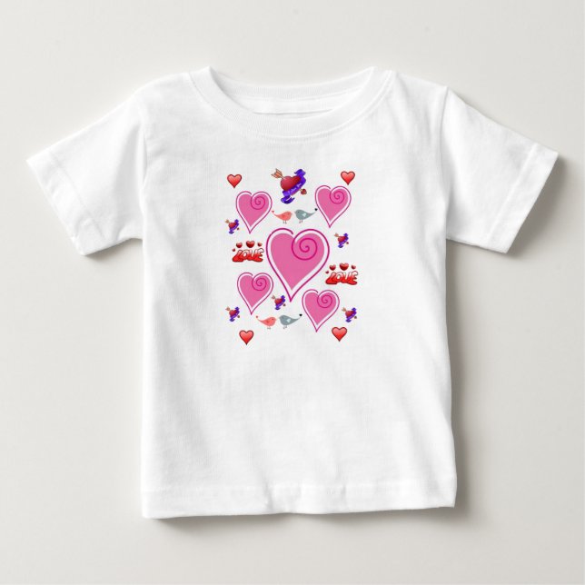 T-shirt Macacãozinho para Bebês (Frente)