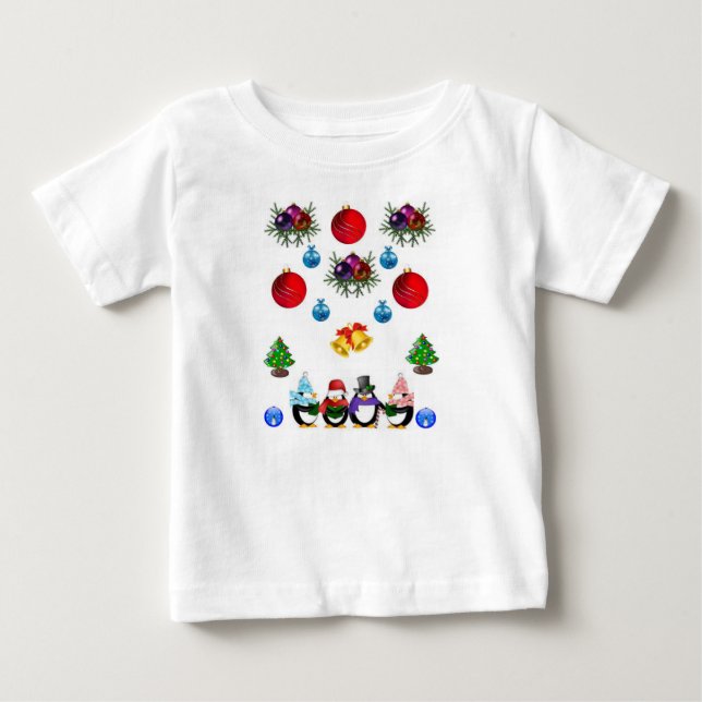 T-shirt Macacãozinho para Bebês (Frente)